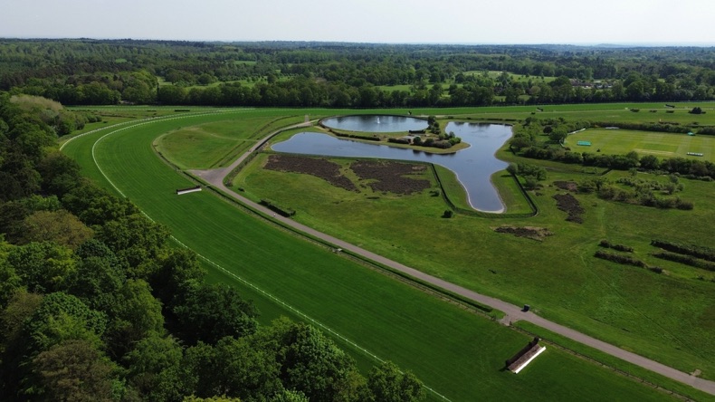 Ascot Racecourse aerial