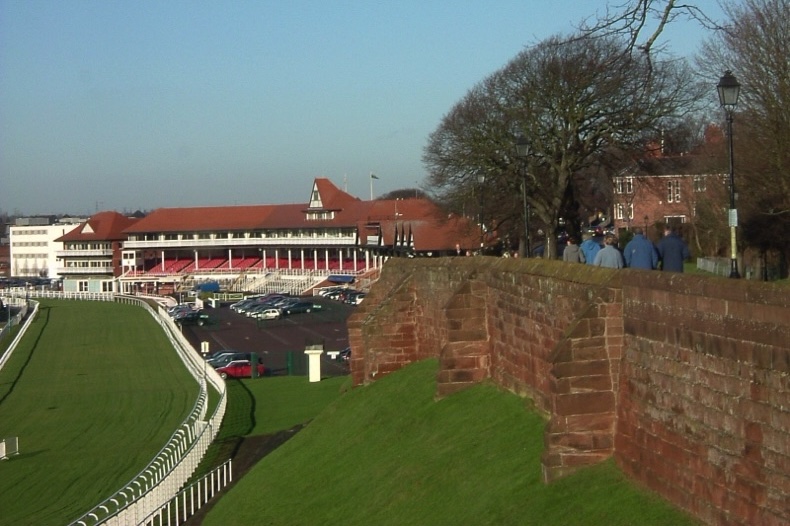 Chester Racecourse grandstands