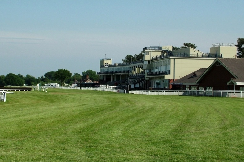 Ludlow Racecourse and stands