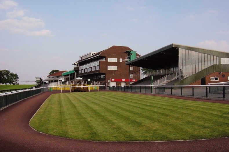Sedgefield Racecourse parade ring