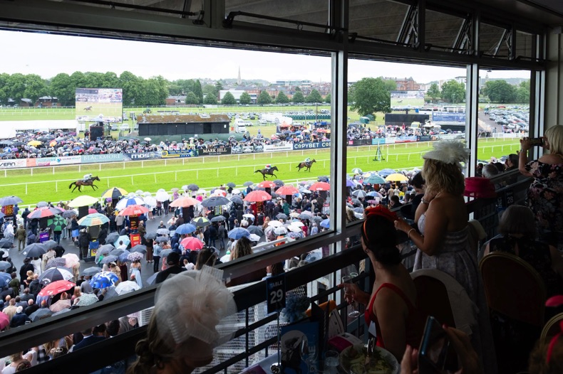 Worcester Racecourse views from hospitality stands